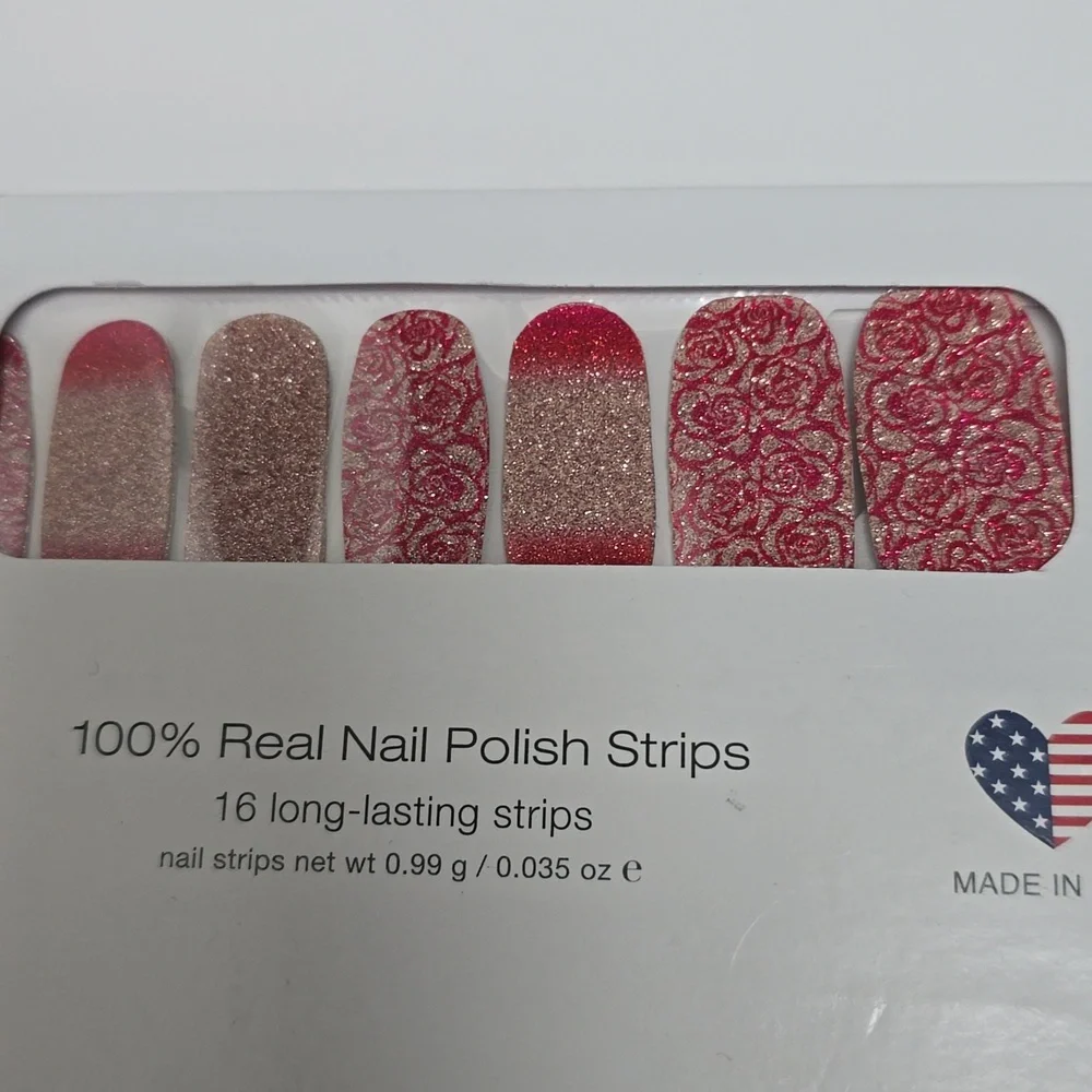 Color Street ROSE ALL DAY Press On Nails 100% Real Polish